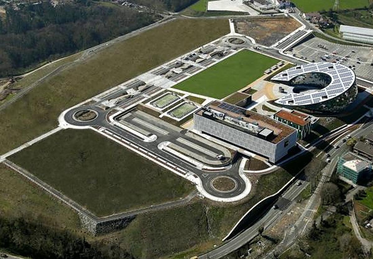 Vista aérea del campus de Galarreta-Hernani.