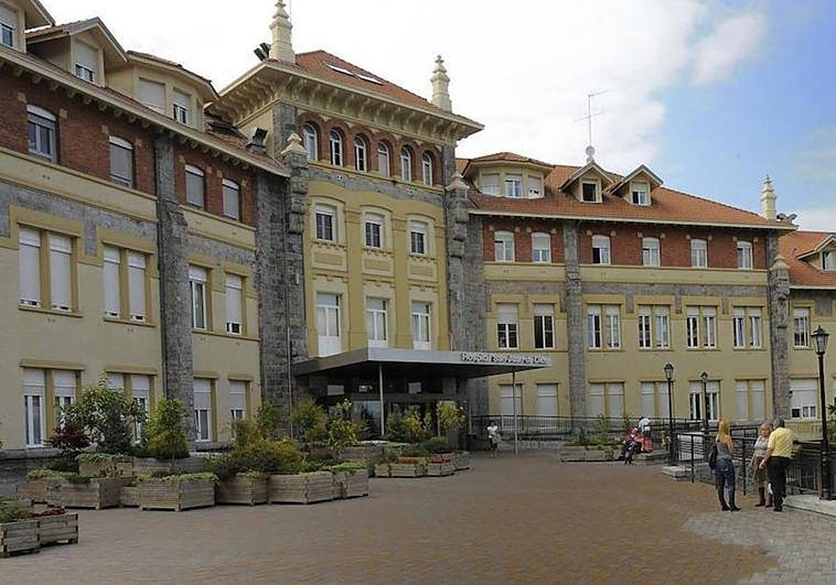 Imagen del exterior del hospital San Juan de Dios de Santurtzi.