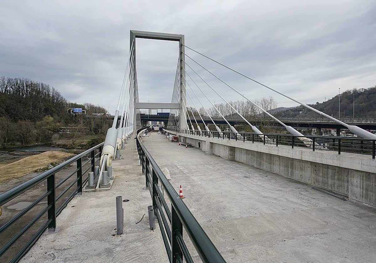 Obras del TAV entre Astigarraga y Hernani.