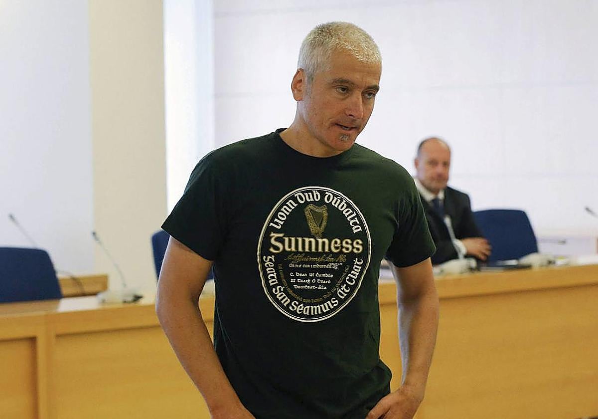 El exdirigente de ETA Javier García Gaztelu, «Txapote», durante el juicio celebrado en la Audiencia Nacional en 2017.