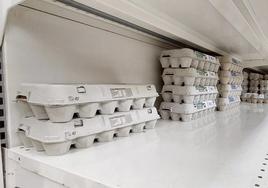 La escasez de huevos se ha apreciado durante los últimos días en varios supermercados de Gipuzkoa.