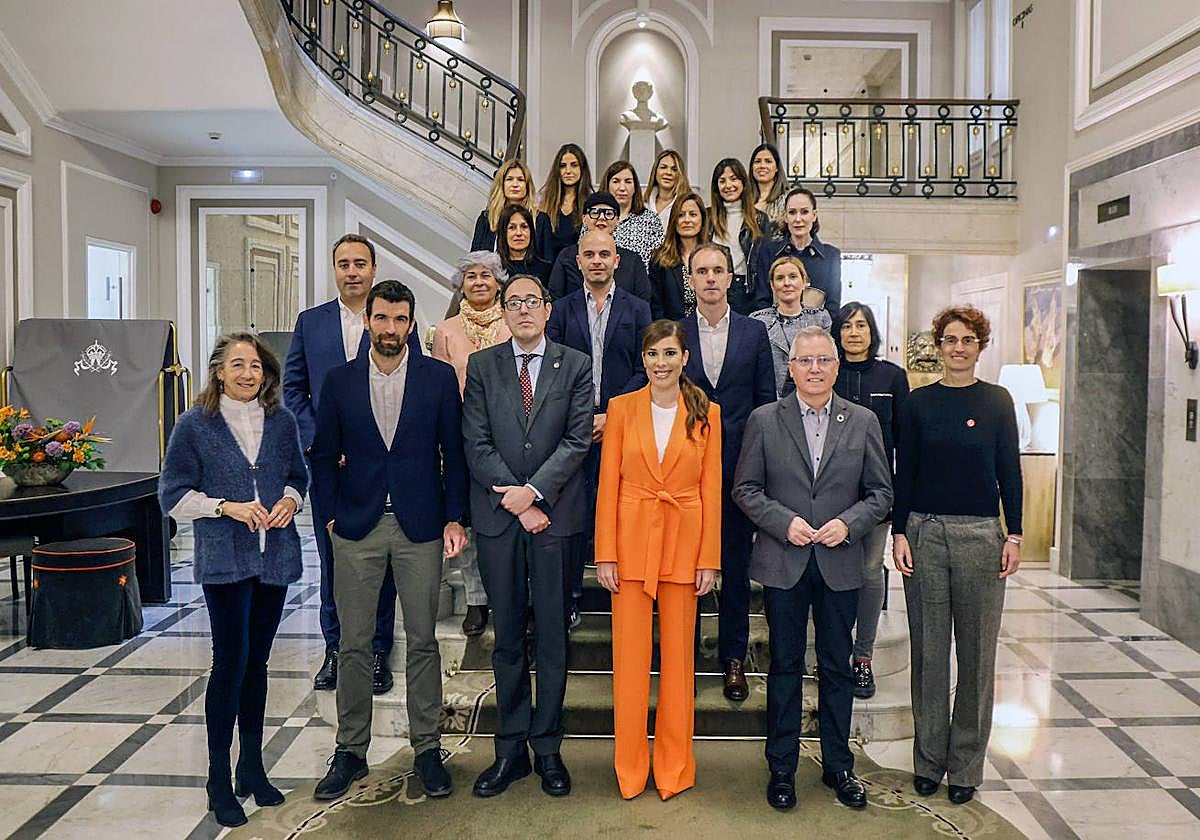 Organizadores, impulsores y algunos de los participantes en la foto oficial del SSMF.