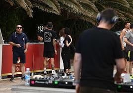 Sesión de un DJ en el Dantz Point que se celebró en 2019 en San Sebastián.