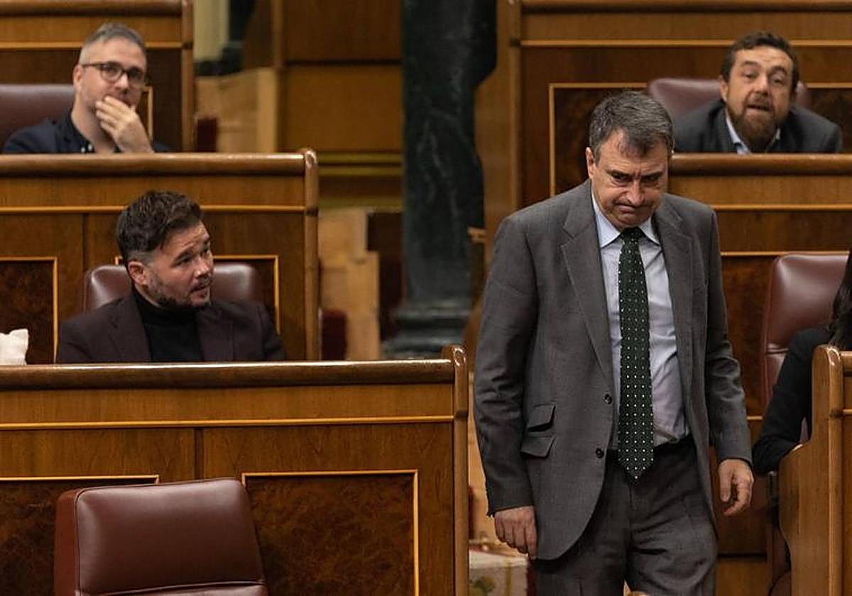 El portavoz del PNV en el Congreso, Aitor Esteban, en una foto de archivo.