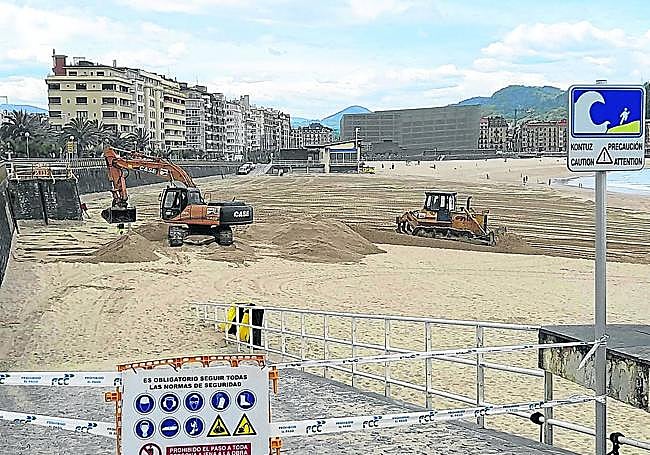 A primeros de mayo comenzará el reperfilado de los arenales.