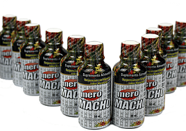 Varios botes con el producto Mero Macho.