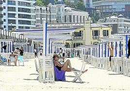 La semana que viene se abre una oportunidad de disfrutar de toldo en La Concha para quienes no fueron agraciados en el sorteo.