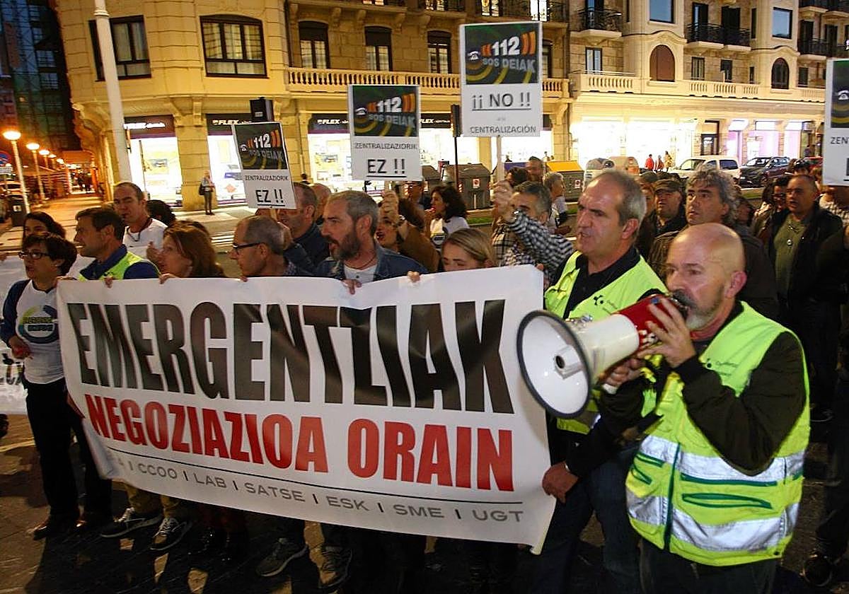 Protesta en el año 2018.