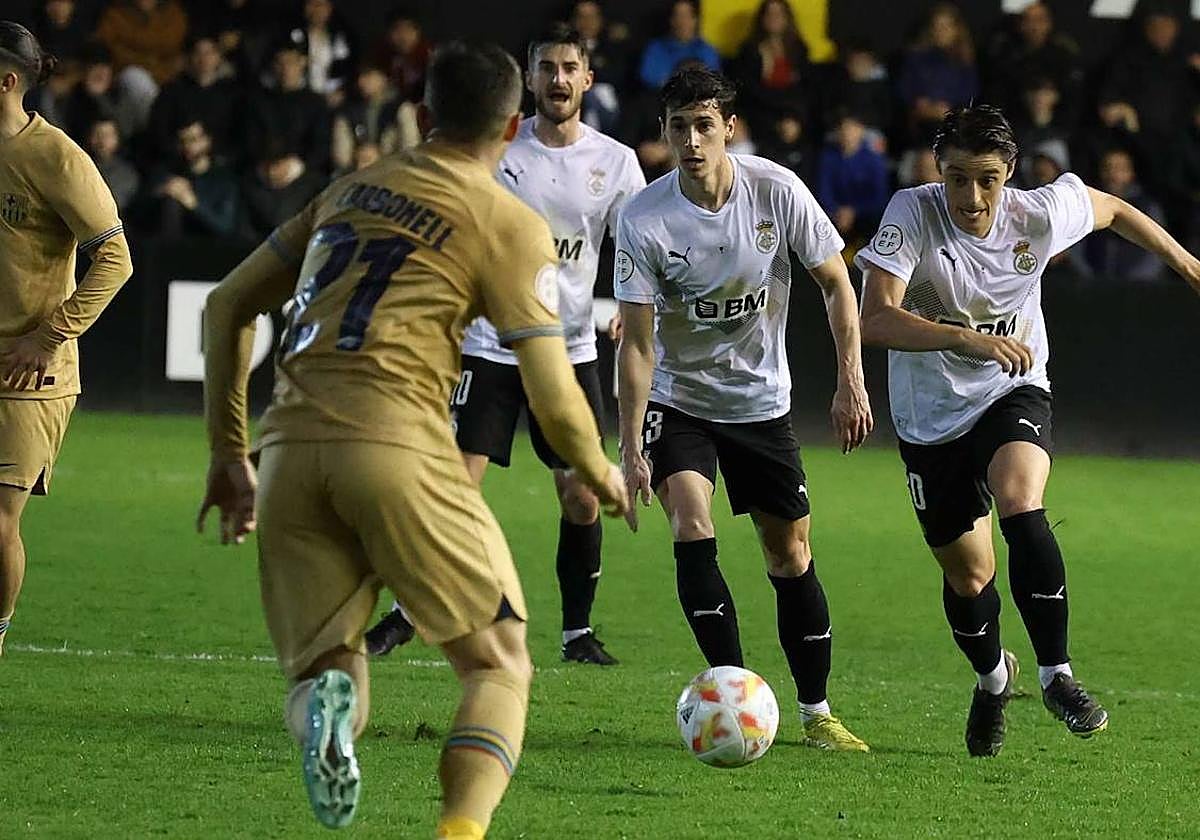 Imagen de un encuentro del Real Unión esta temporada.