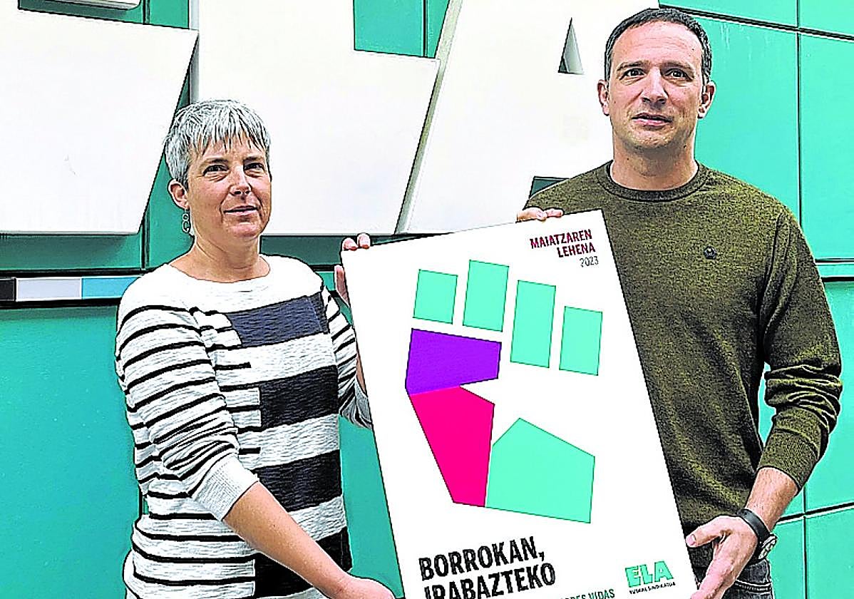 Amaia Munoa y Mitxel Lakuntza.