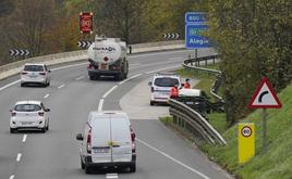 Un radar de la DGT en Gipuzkoa.