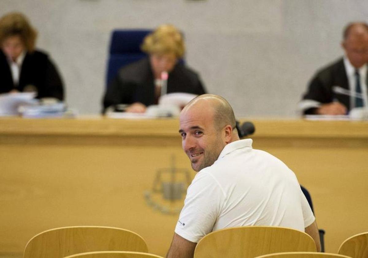 Jon Kepa Preciado, uno de los presos que han iniciado la huelga de hambre, en la Audiencia Nacional.