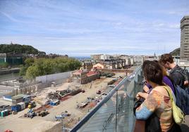 Imágenes de la Estación del Norte en plena demolición esta semana.