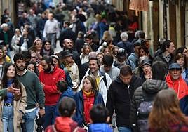 Llenazo de turistas pese al mal tiempo