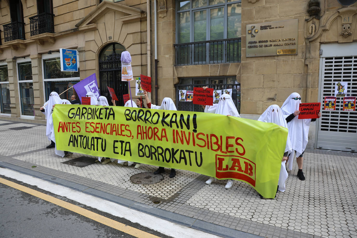 Una manifestación para reivindicar derechos