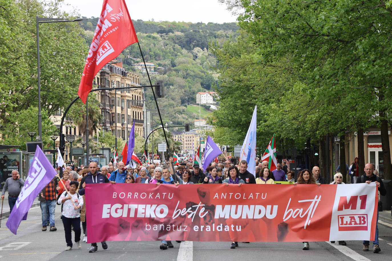 Una manifestación para reivindicar derechos