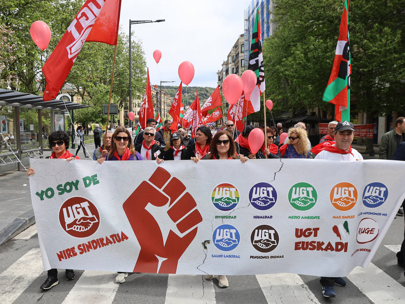 Una manifestación para reivindicar derechos