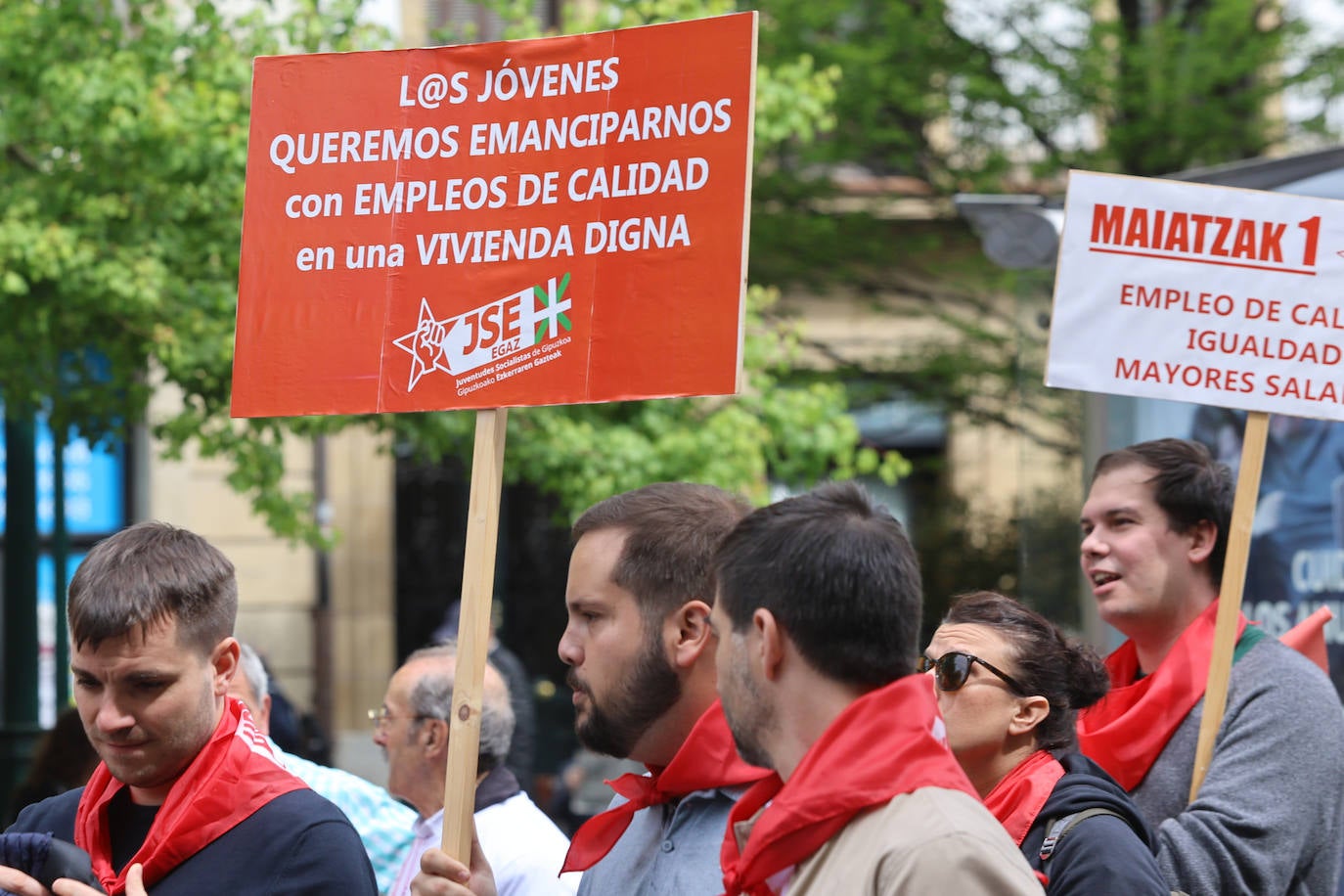 Una manifestación para reivindicar derechos