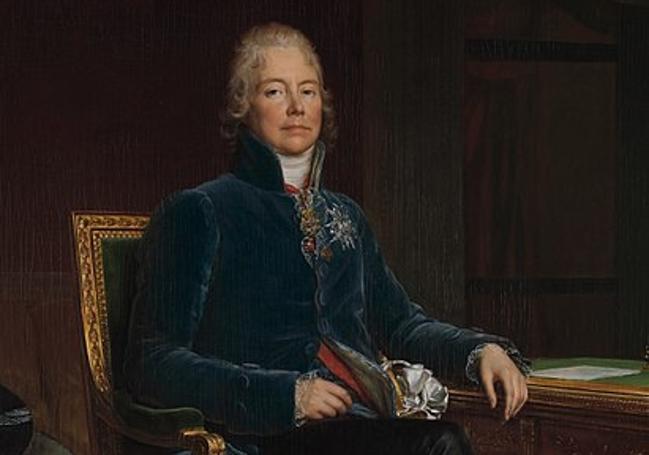 Talleyrand, por François Gérard. Como Soroa, Talleyrand será otro gran superviviente político de las guerras napoleónicas.