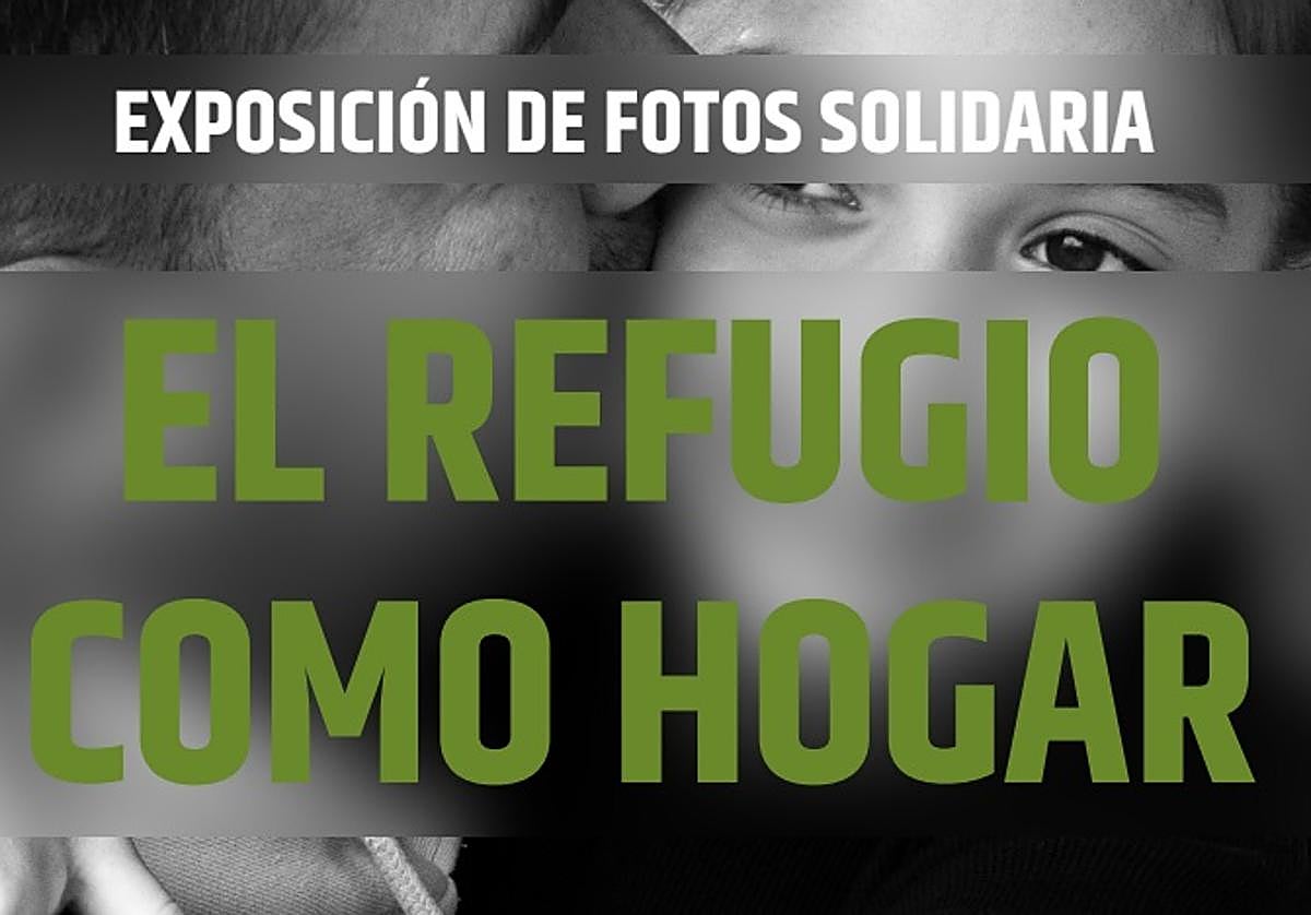 Cartel de la exposición solidaria.