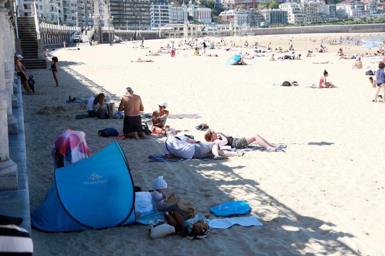 Donostia sobrepasa la barrera de los 30 grados