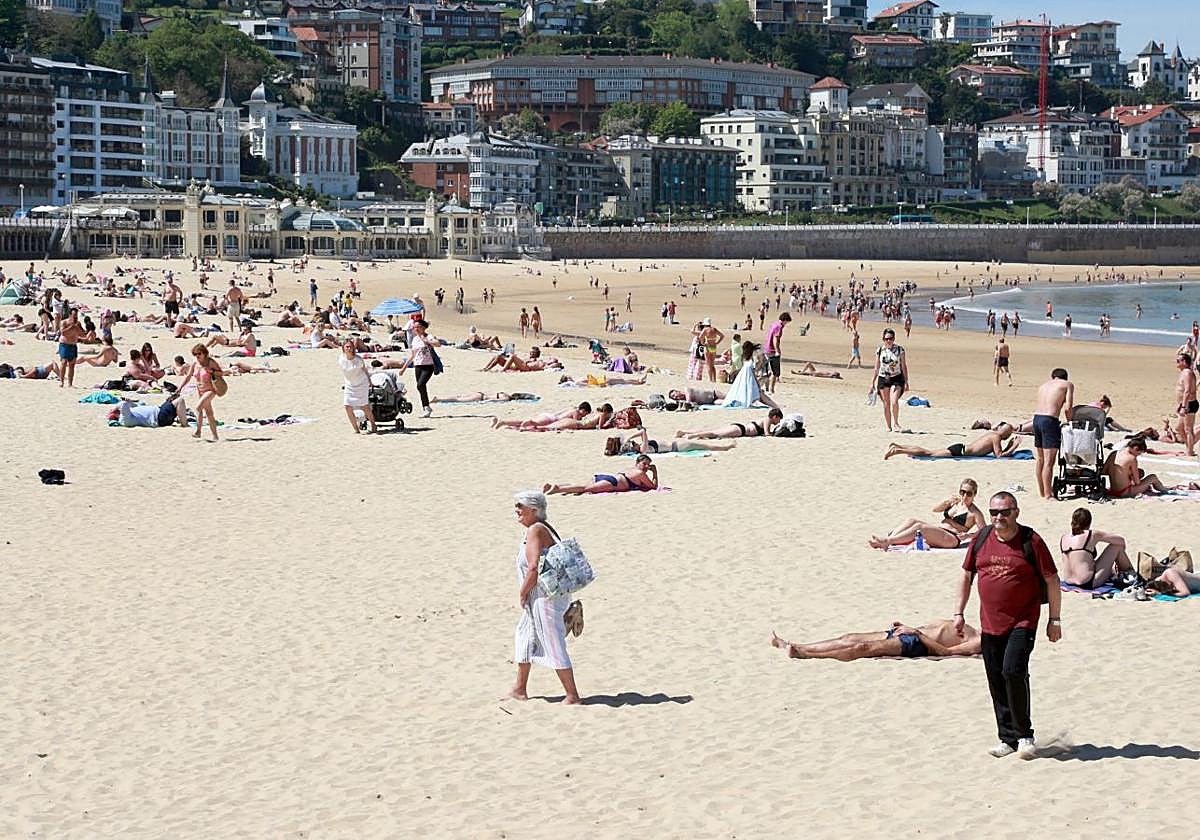Donostia sobrepasa la barrera de los 30 grados