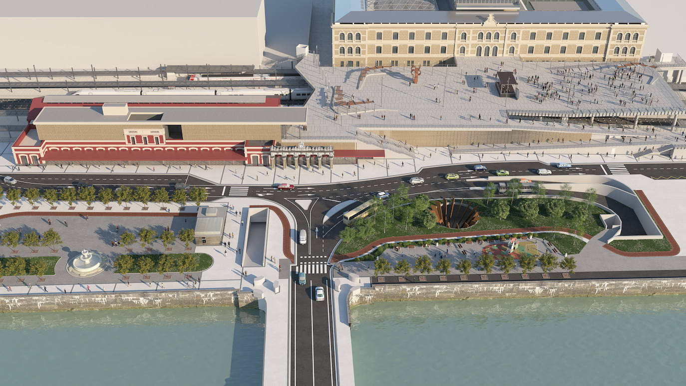 Así será la futura Estación del Norte de San Sebastián