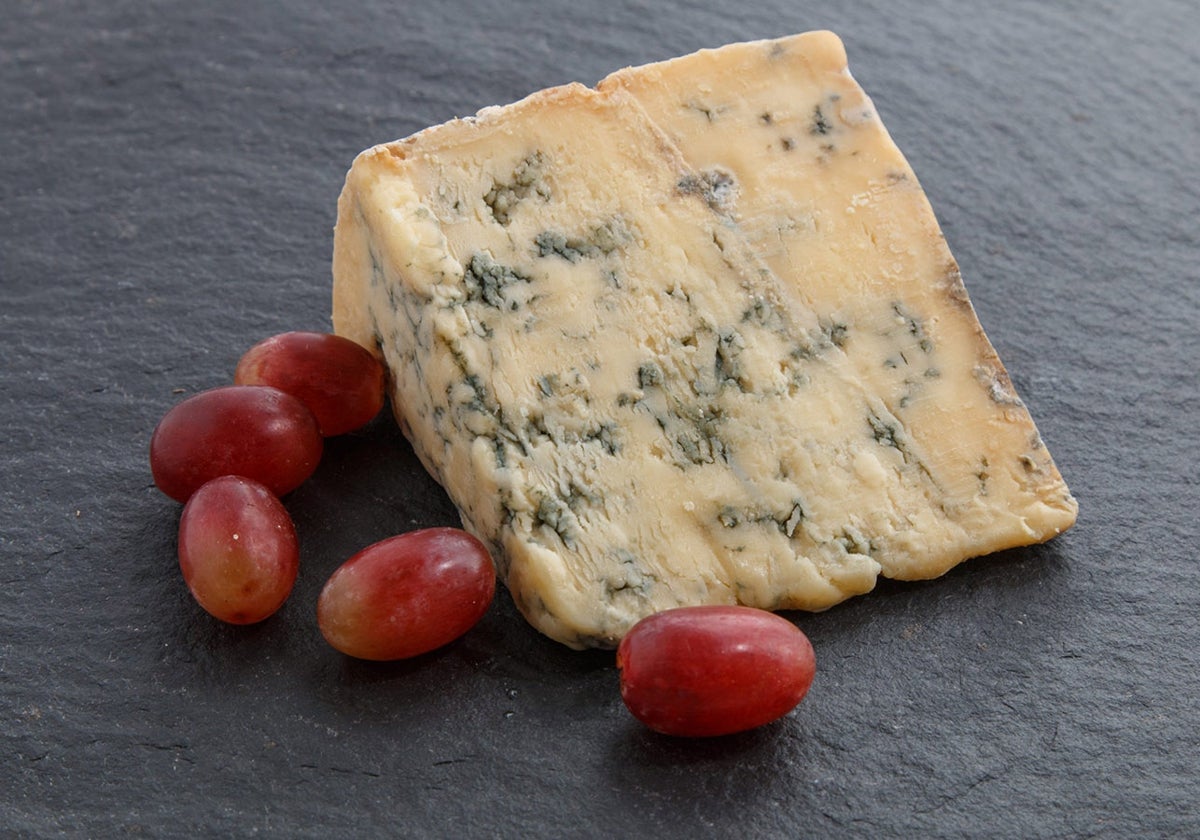 El queso stilton tiene unas inconfundibles características visuales y de sabor.