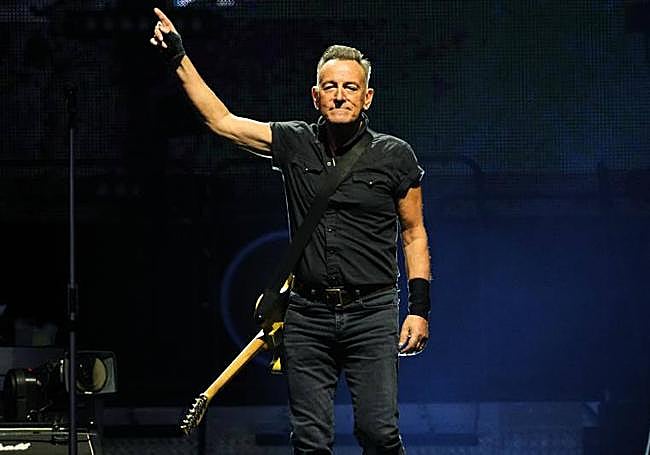 ruce Springsteen durante el concierto del pasado 28 de abril en el Estadio Olímpico de Barcelona.