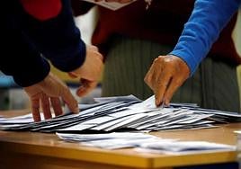 Papeletas en una cita electoral.