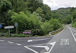 Un motorista herido en un accidente en Lezo