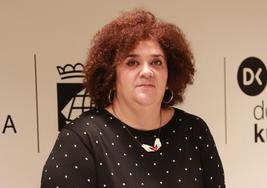 Aiora Renteria, Zea Mayseko abesalaria, Adarra Saria jakinarazteko prentsaurreko hasieran.
