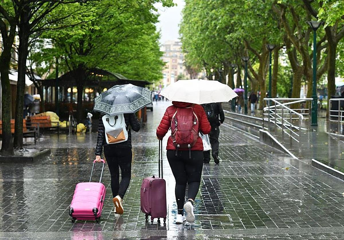 Fin de semana pasado por agua en Gipuzkoa