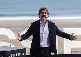 Javier Bardem, en su última visita al Zinemaldia