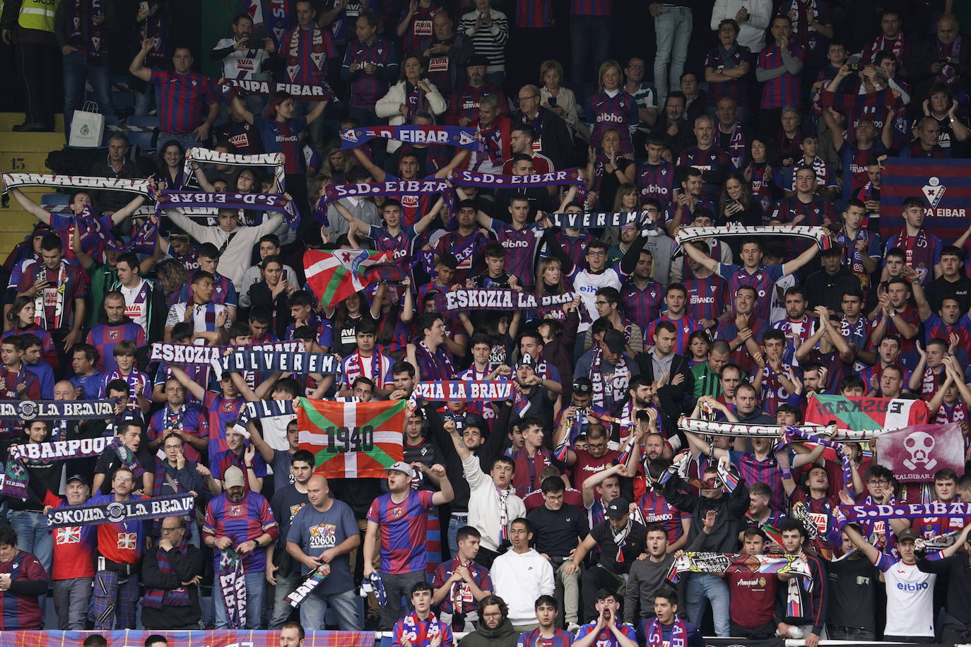 Las mejores imágenes del Racing-Eibar