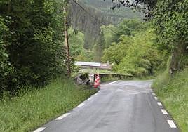 Tramo en el que se produjo el accidente.