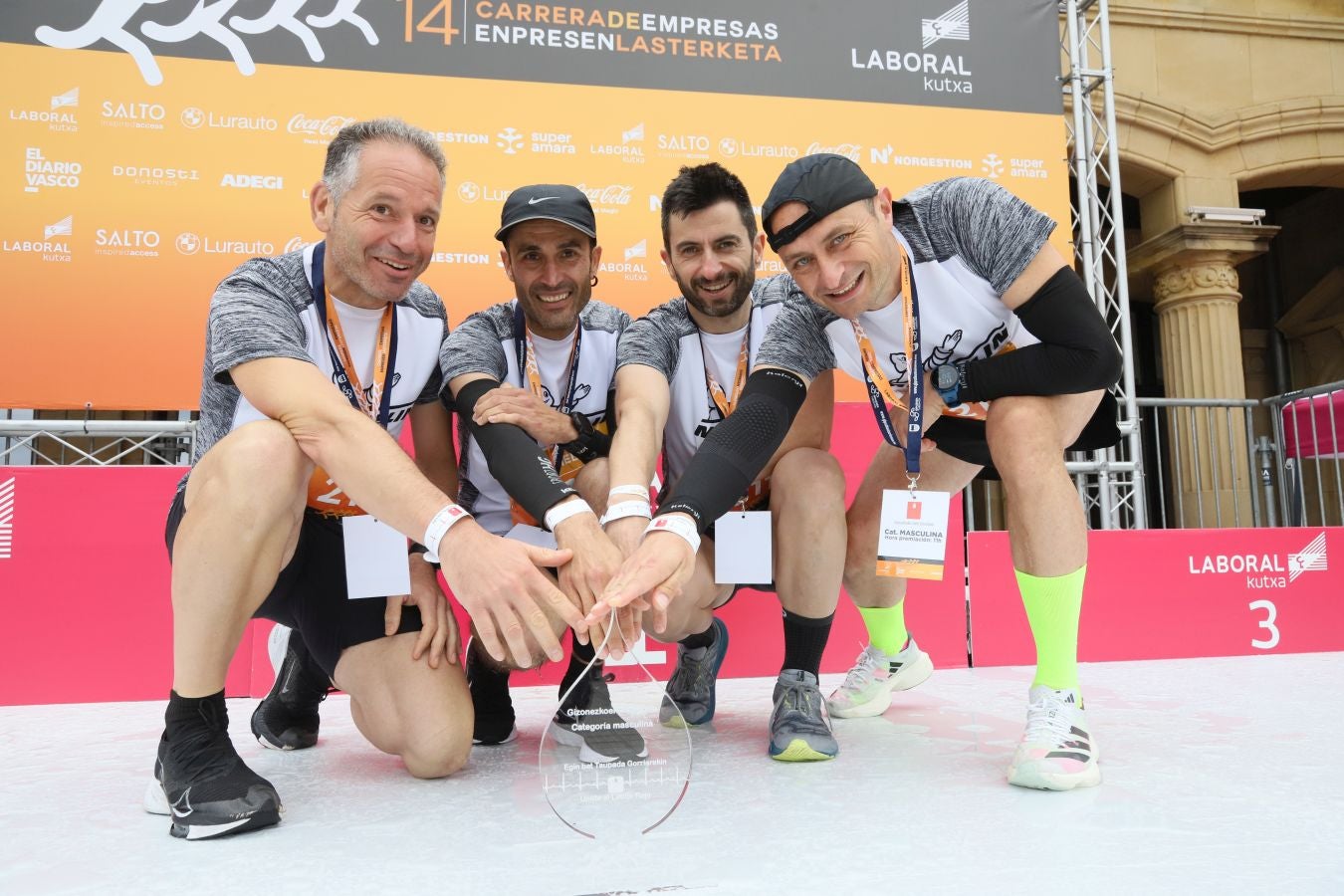 Los podios de la Carrera de Empresas 2023