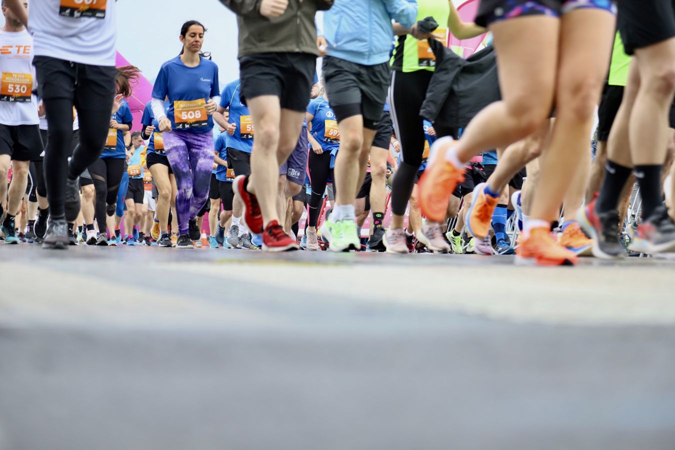 Gran ambiente en la Carrera de Empresas de Donostia