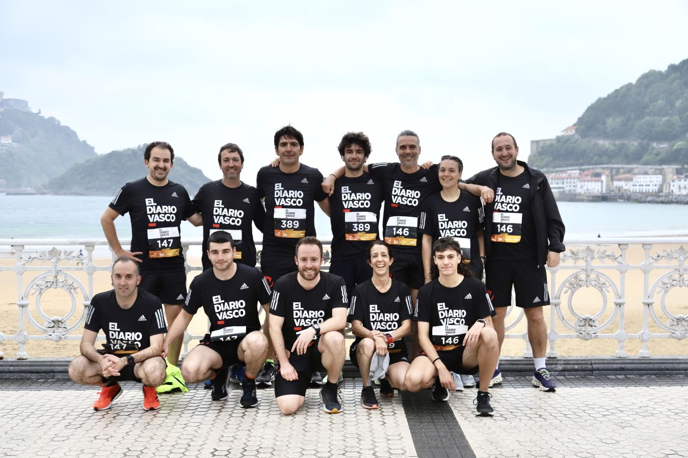 Gran ambiente en la Carrera de Empresas de Donostia