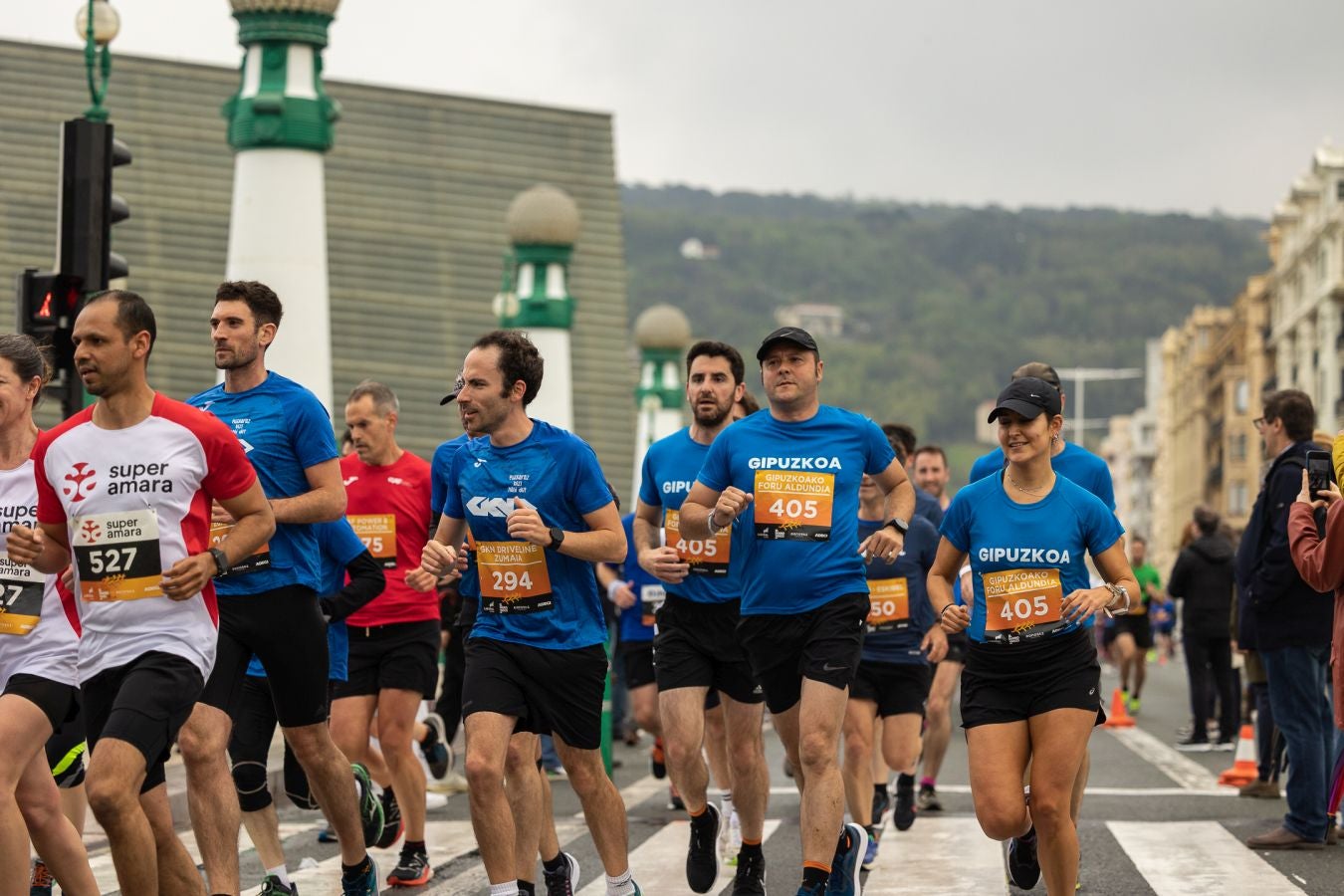 La Carrera de Empresas, a la altura del Kursaal