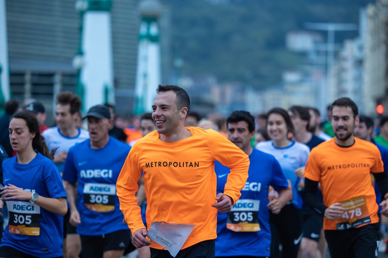 La Carrera de Empresas, a la altura del Kursaal