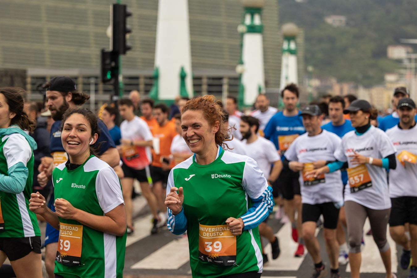 La Carrera de Empresas, a la altura del Kursaal