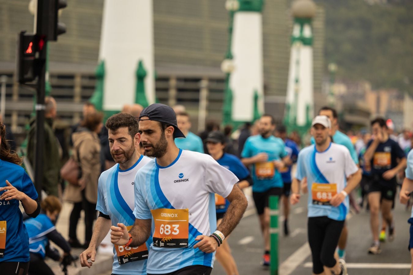 La Carrera de Empresas, a la altura del Kursaal