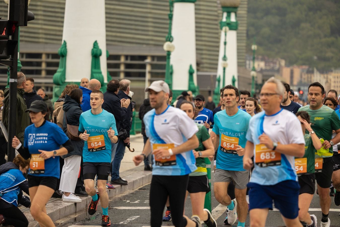 La Carrera de Empresas, a la altura del Kursaal