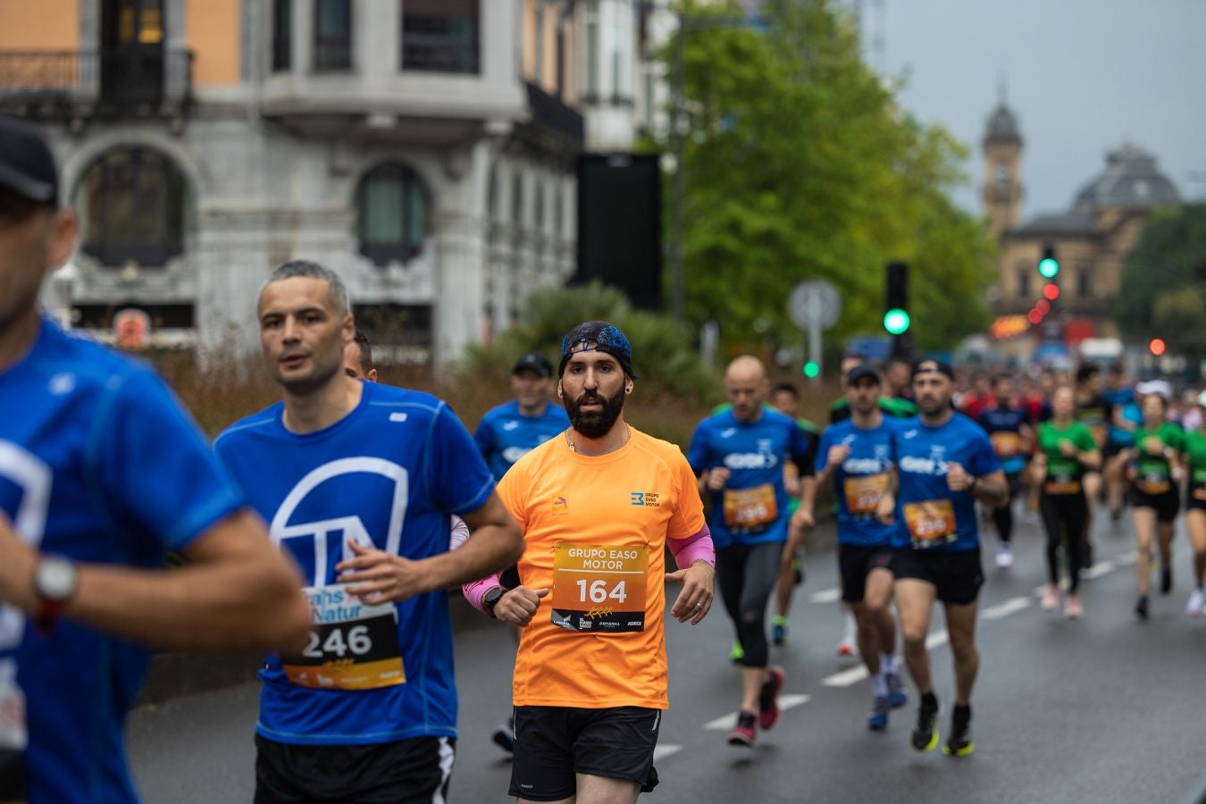 La Carrera de Empresas, a la altura del Kursaal