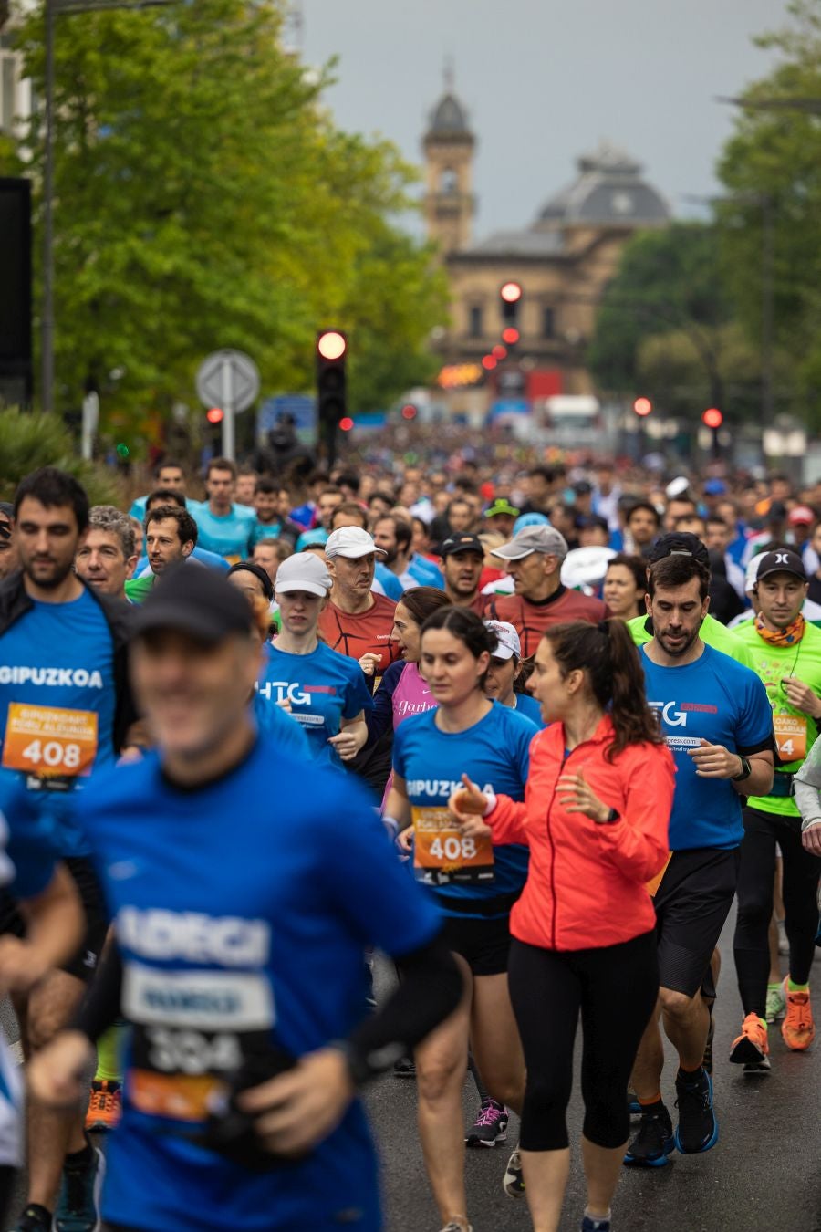 La Carrera de Empresas, a la altura del Kursaal