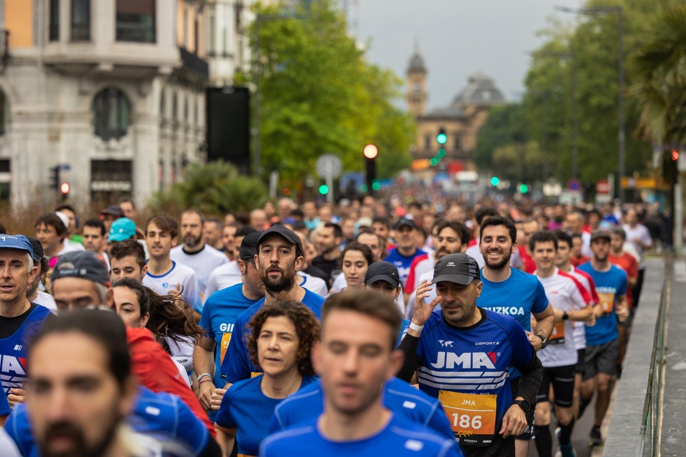 La Carrera de Empresas, a la altura del Kursaal
