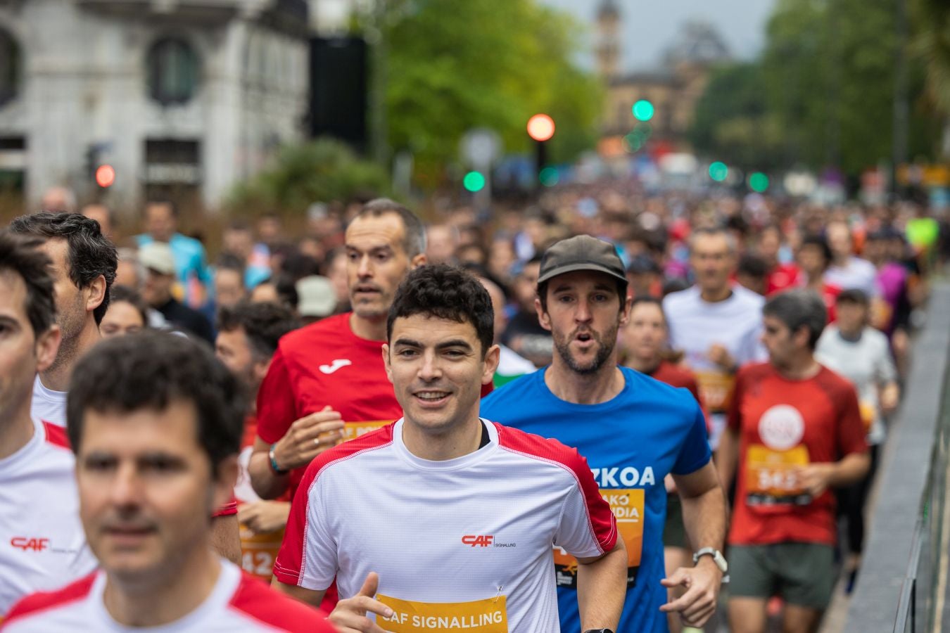 La Carrera de Empresas, a la altura del Kursaal