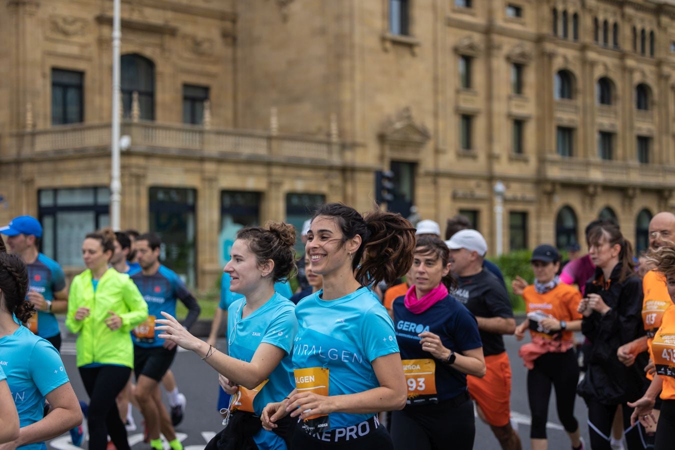 La Carrera de Empresas, a la altura del Kursaal