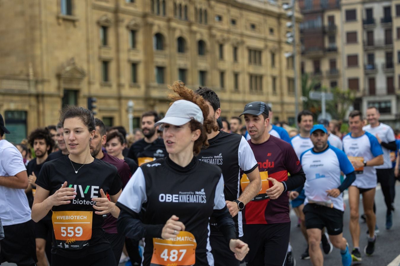 La Carrera de Empresas, a la altura del Kursaal
